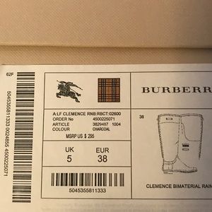 Burberry Rainboots